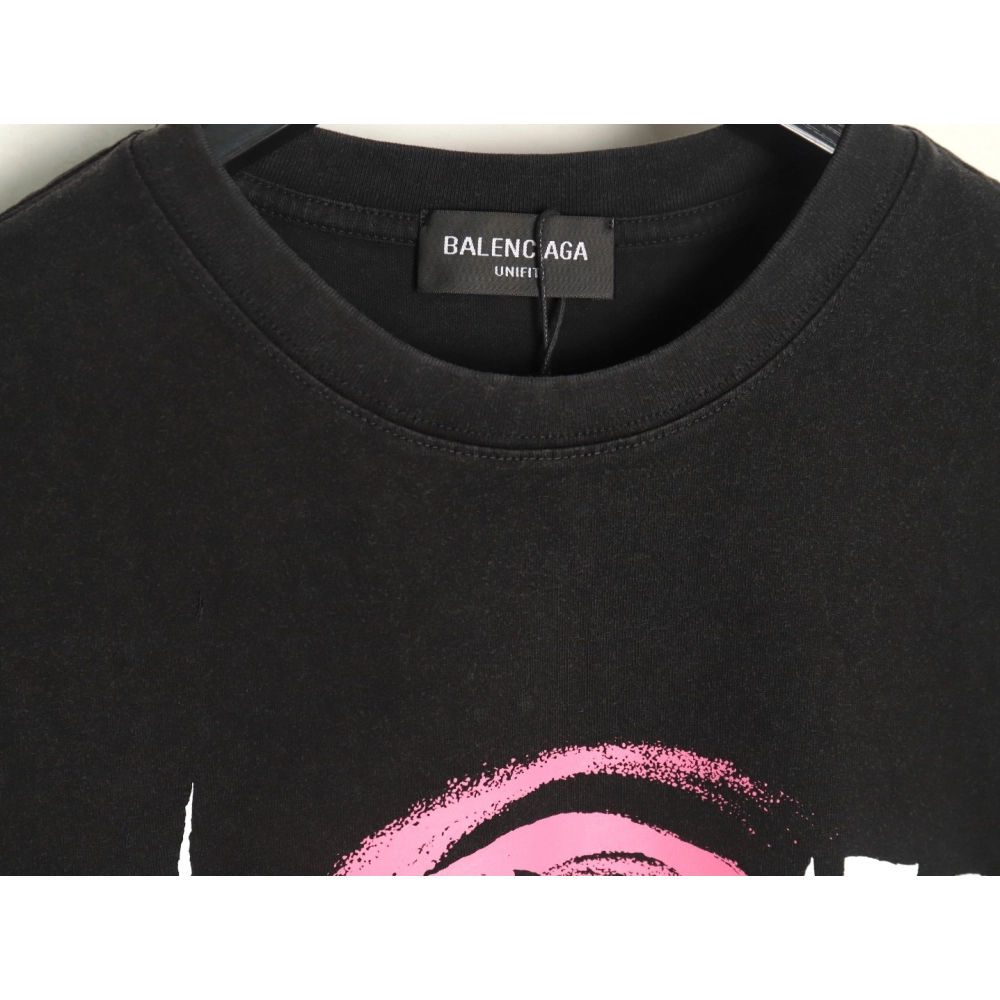 Balenciaga graffiti art letter logo print short-sleeved T-shirt,Balenciaga
