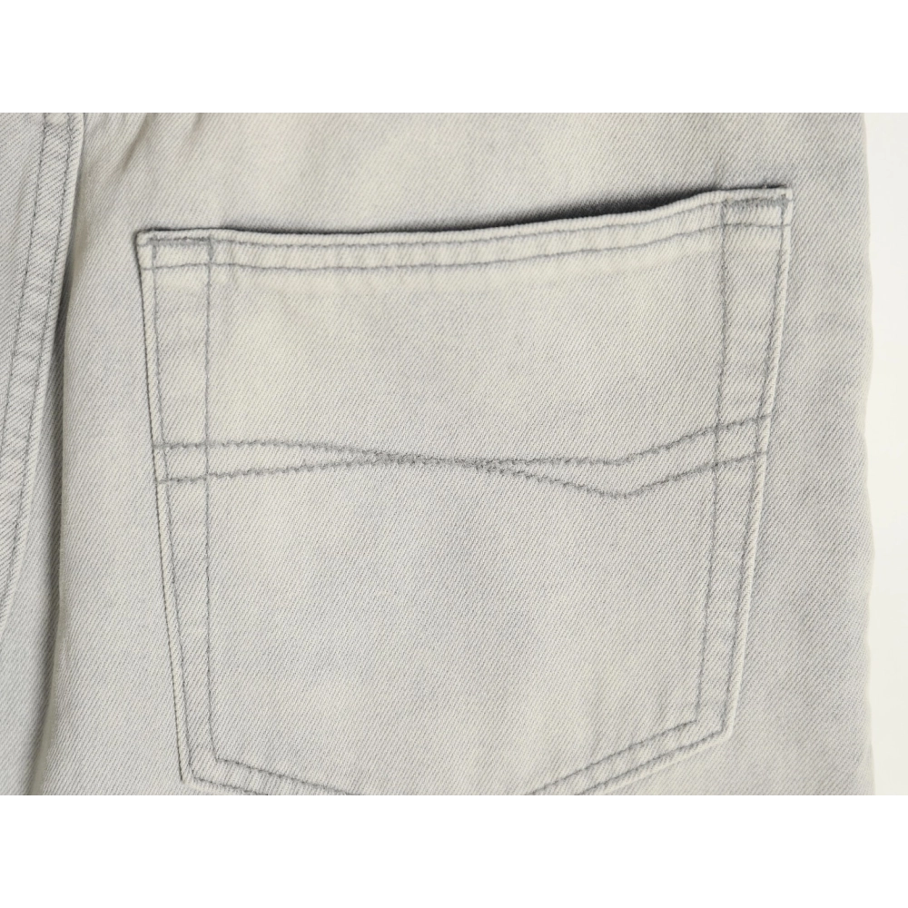 Balenciaga white waxed heavy jeans,Balenciaga