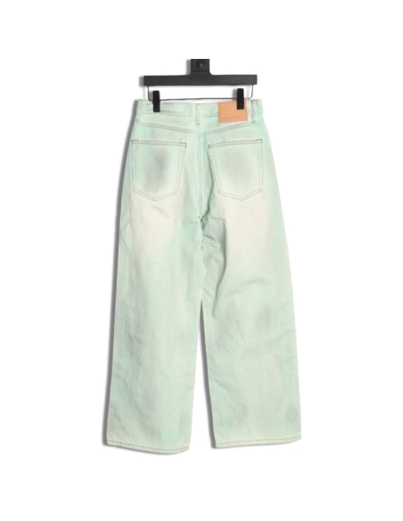 Acne studios irregular distressed handmade glow-in-the-dark jeans,Acne Studios