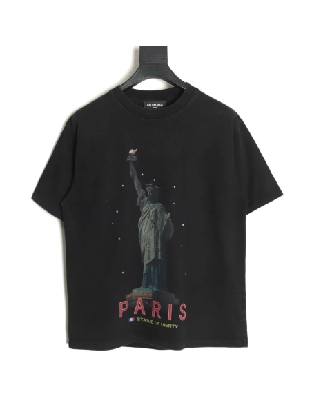 Balenciaga Statue of Liberty short-sleeved T-shirt TSK1,Balenciaga