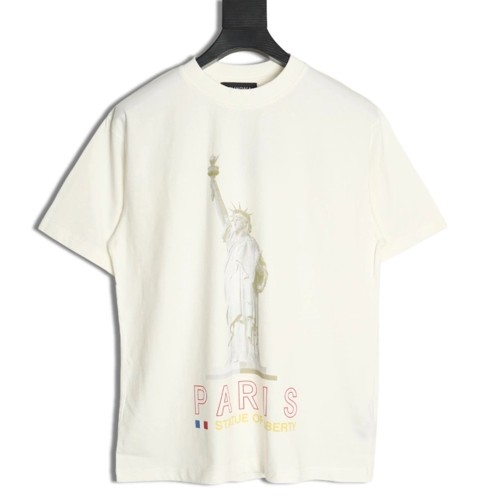 Balenciaga Statue of Liberty short-sleeved T-shirt,Balenciaga