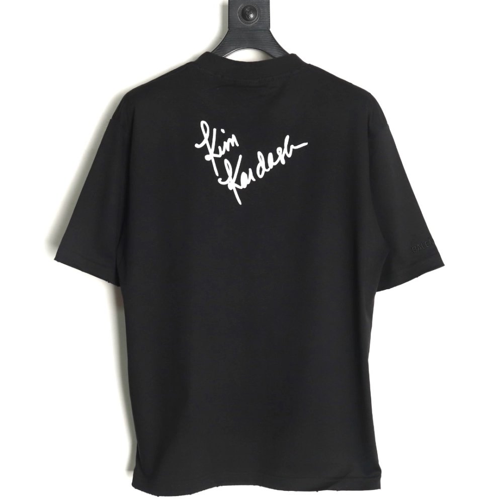Balenciaga Kimk Art Short Sleeve T-Shirt,Balenciaga