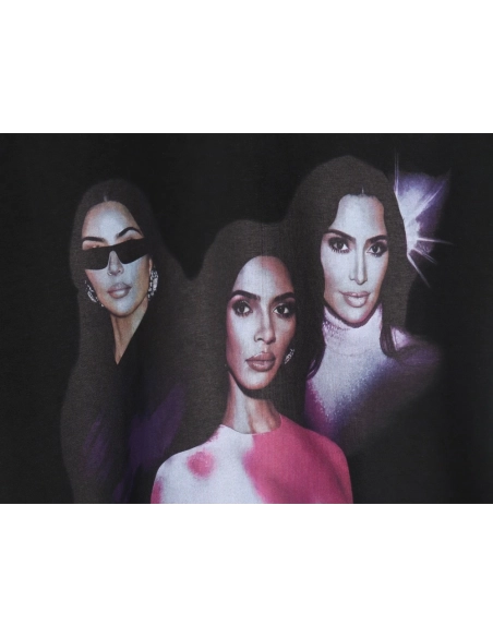 Balenciaga Kimk Art Short Sleeve T-Shirt,Balenciaga