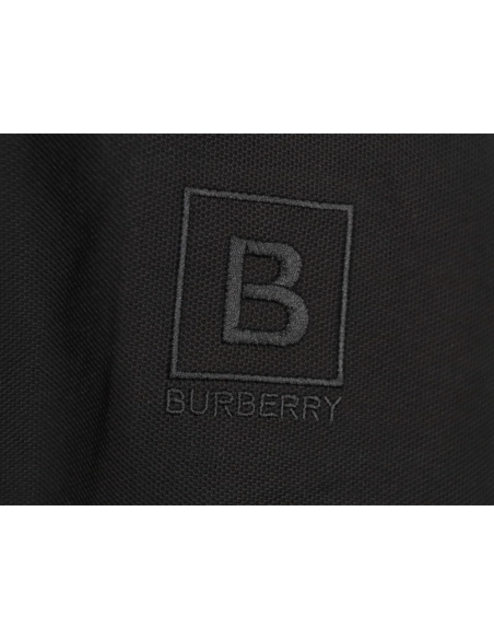 Burberry chest B-embroidered short-sleeved polo shirt TSK4,Burberry