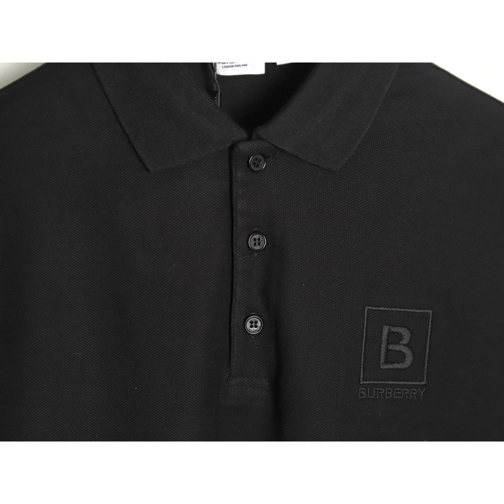 Burberry chest B-embroidered short-sleeved polo shirt TSK4,Burberry