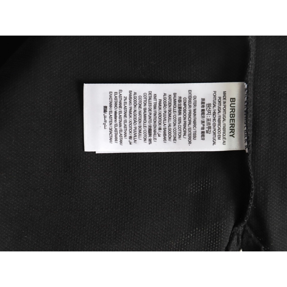 Burberry chest B-embroidered short-sleeved polo shirt TSK4,Burberry