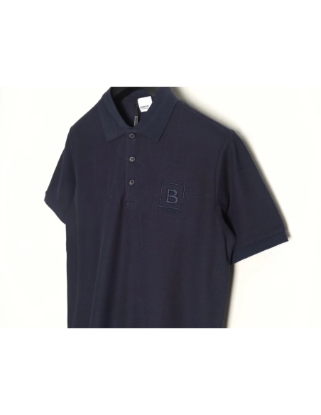 Burberry chest B-embroidered short-sleeved polo shirt TSK3,Burberry