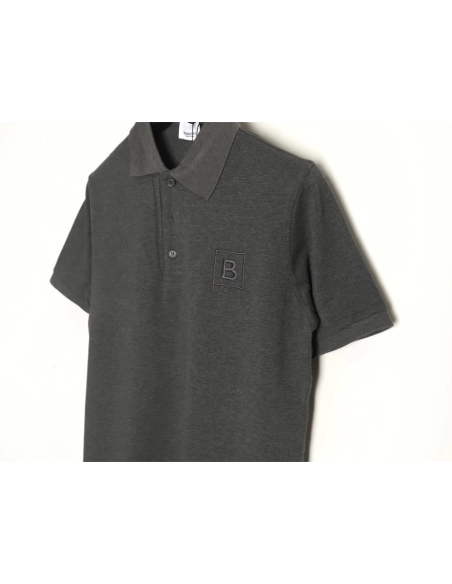Burberry chest B-embroidered short-sleeved polo shirt TSK2,Burberry