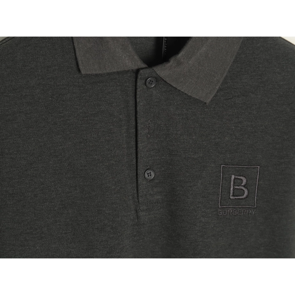 Burberry chest B-embroidered short-sleeved polo shirt TSK2,Burberry