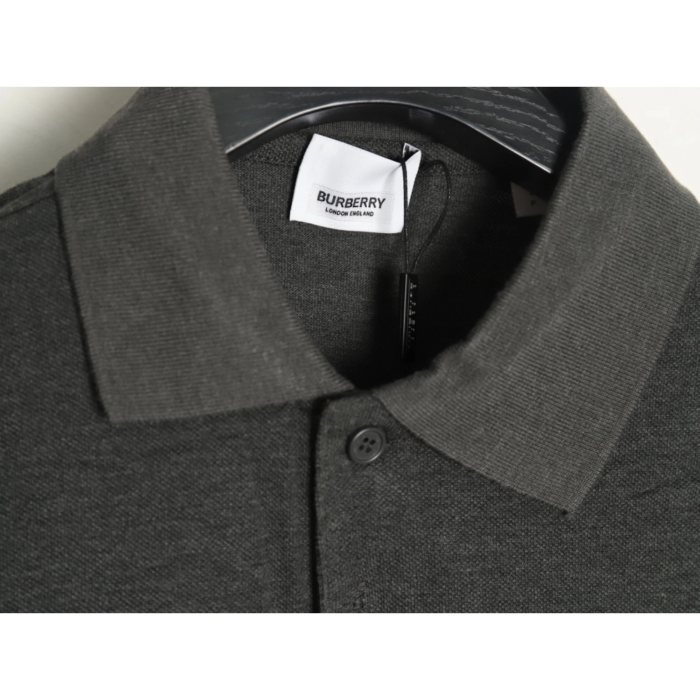 Burberry chest B-embroidered short-sleeved polo shirt TSK2,Burberry