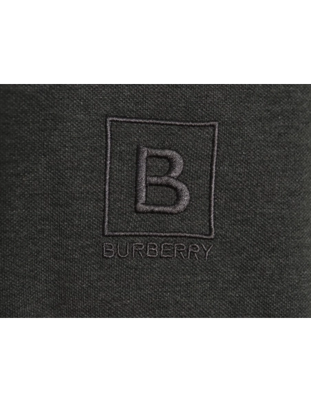 Burberry chest B-embroidered short-sleeved polo shirt TSK2,Burberry