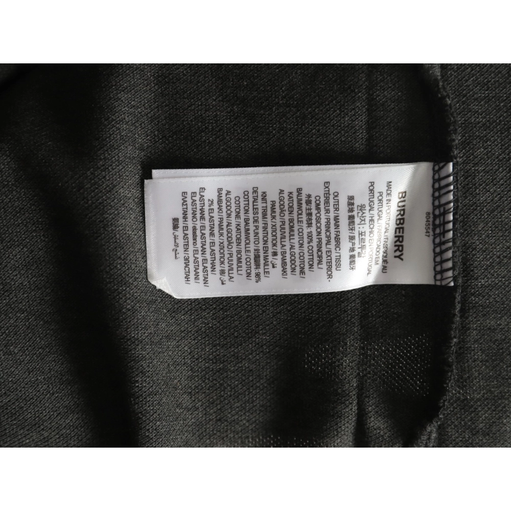 Burberry chest B-embroidered short-sleeved polo shirt TSK2,Burberry