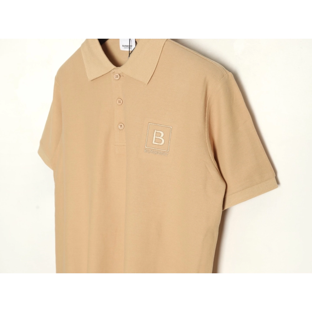 Burberry chest B-embroidered short-sleeved polo shirt TSK1,Burberry