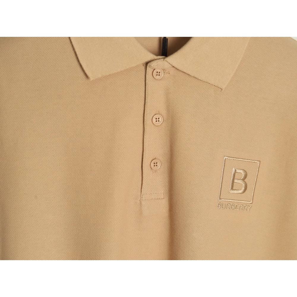 Burberry chest B-embroidered short-sleeved polo shirt TSK1,Burberry