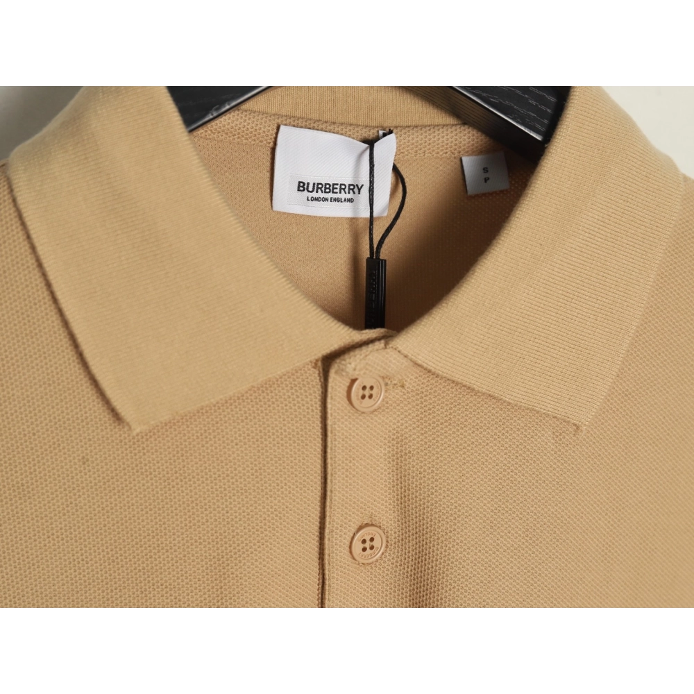 Burberry chest B-embroidered short-sleeved polo shirt TSK1,Burberry
