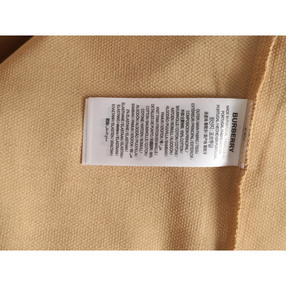 Burberry chest B-embroidered short-sleeved polo shirt TSK1,Burberry