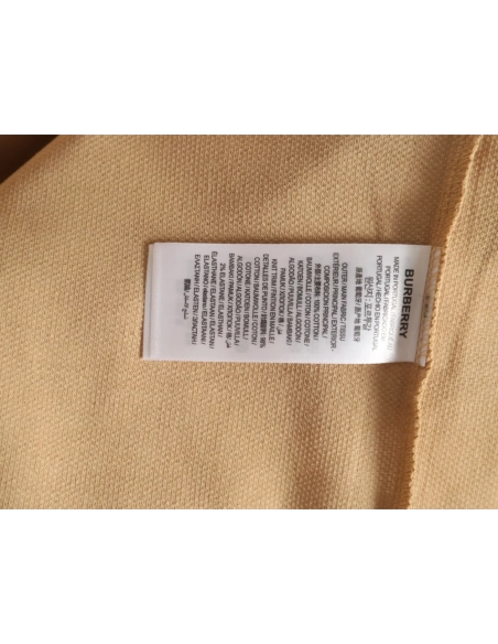 Burberry chest B-embroidered short-sleeved polo shirt TSK1,Burberry