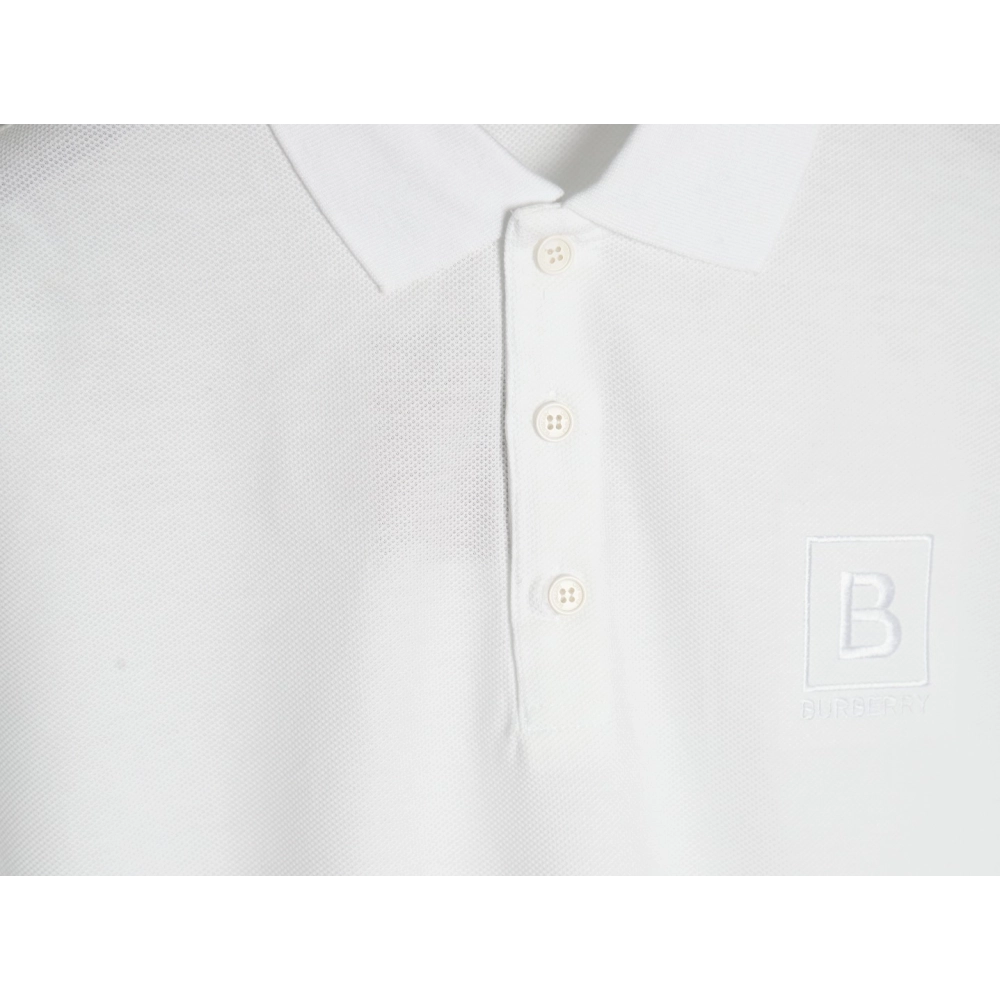 Burberry chest B-embroidered short-sleeved polo shirt,Burberry