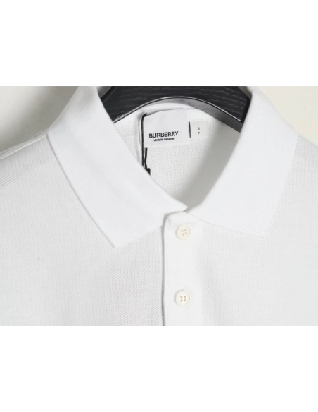 Burberry chest B-embroidered short-sleeved polo shirt,Burberry