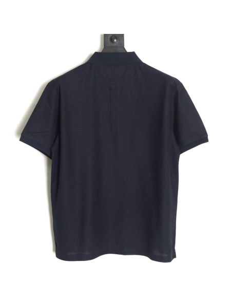 Dior square embroidery short sleeve polo shirt TSK2,Dior