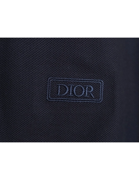 Dior square embroidery short sleeve polo shirt TSK2,Dior