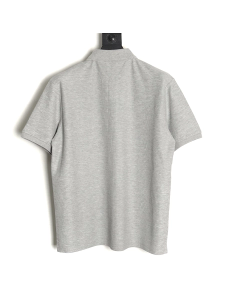 Dior square embroidery short sleeve polo shirt TSK1,Dior