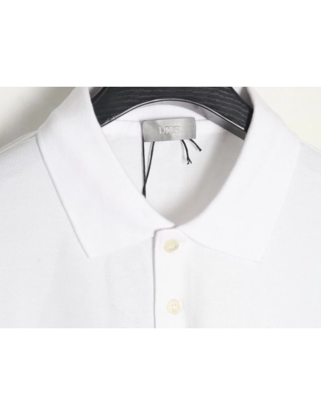 Dior square embroidery short sleeve polo shirt,Dior