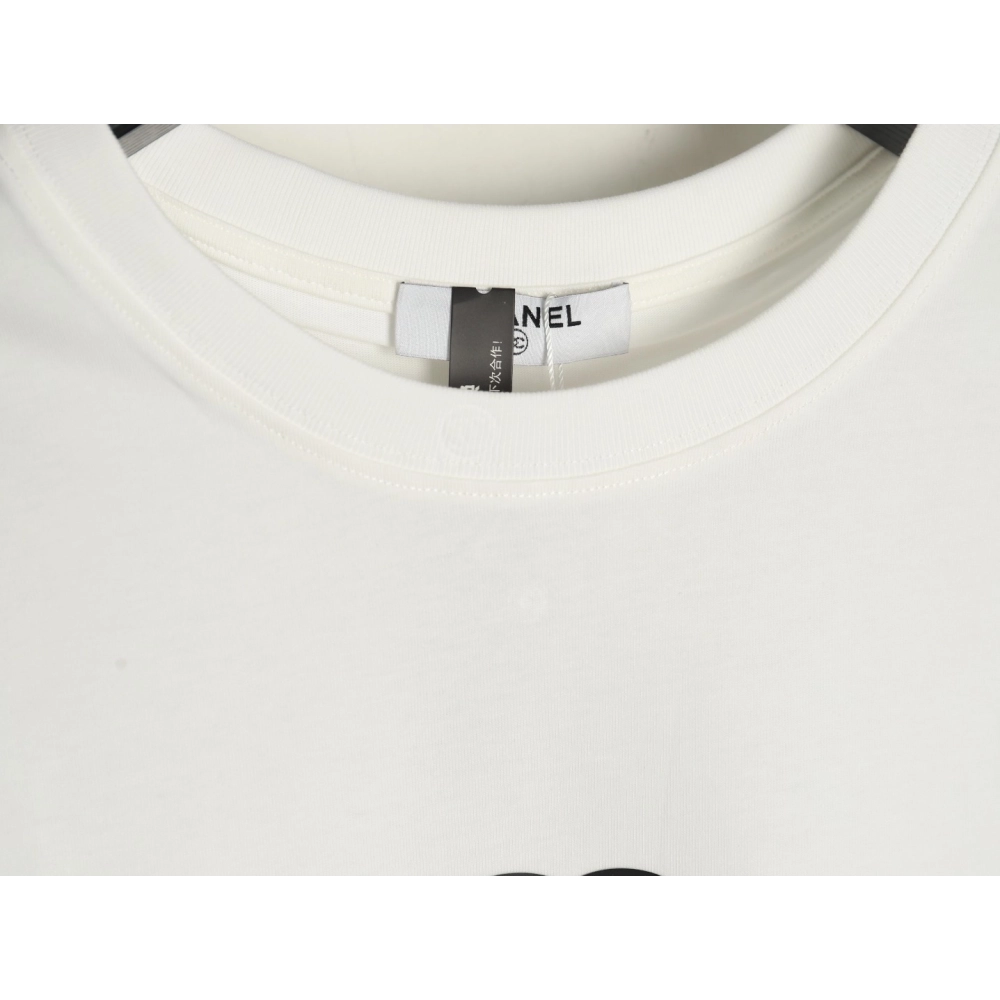 Chanel chest press rubber short sleeve T-shirt,Chanel