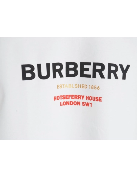 Burberry lettering logo print crew neck short sleeves,Burberry