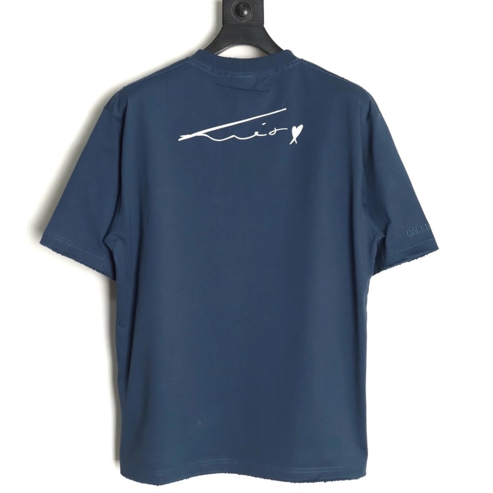 Balenciaga PP krit art short-sleeved T-shirt,Balenciaga