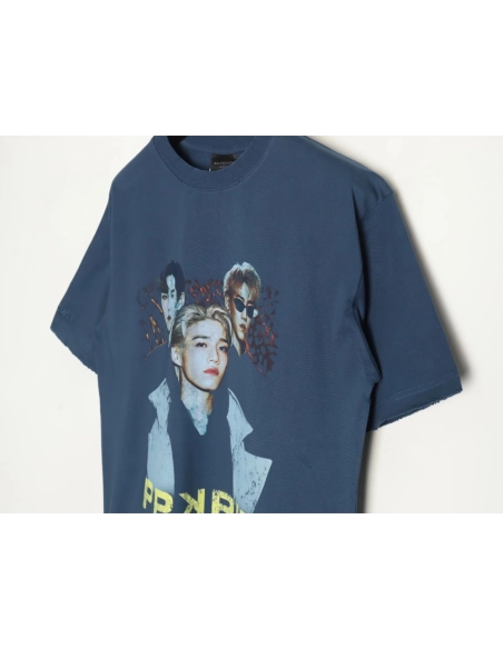 Balenciaga PP krit art short-sleeved T-shirt,Balenciaga