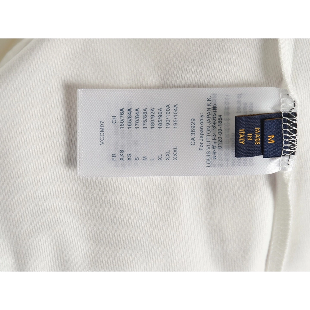 Louis Vuitton hand-painted colorful logo graffiti short-sleeved T-shirt,Louis Vuitton