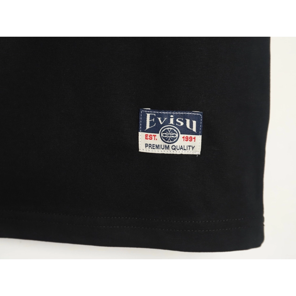 Evisu back carp print short sleeves,Evisu