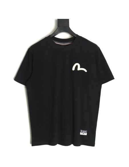 Evisu back carp print short sleeves,Evisu