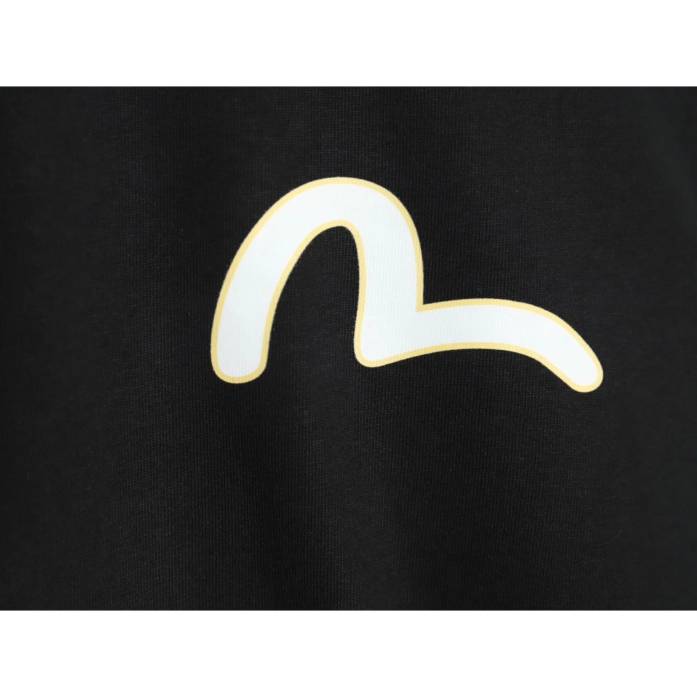 Evisu back carp print short sleeves,Evisu