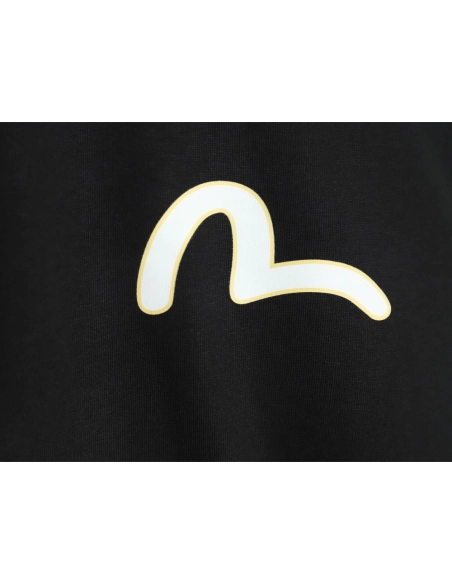 Evisu back carp print short sleeves,Evisu