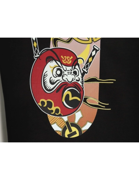 Evisu Buddha head large M print short sleeves,Evisu