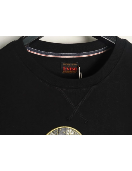 Evisu brocade seagull embroidered short sleeves,Evisu