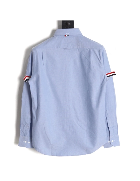 Thom Browne Double Sleeve Logo Shirt TSK1,Thom Browne
