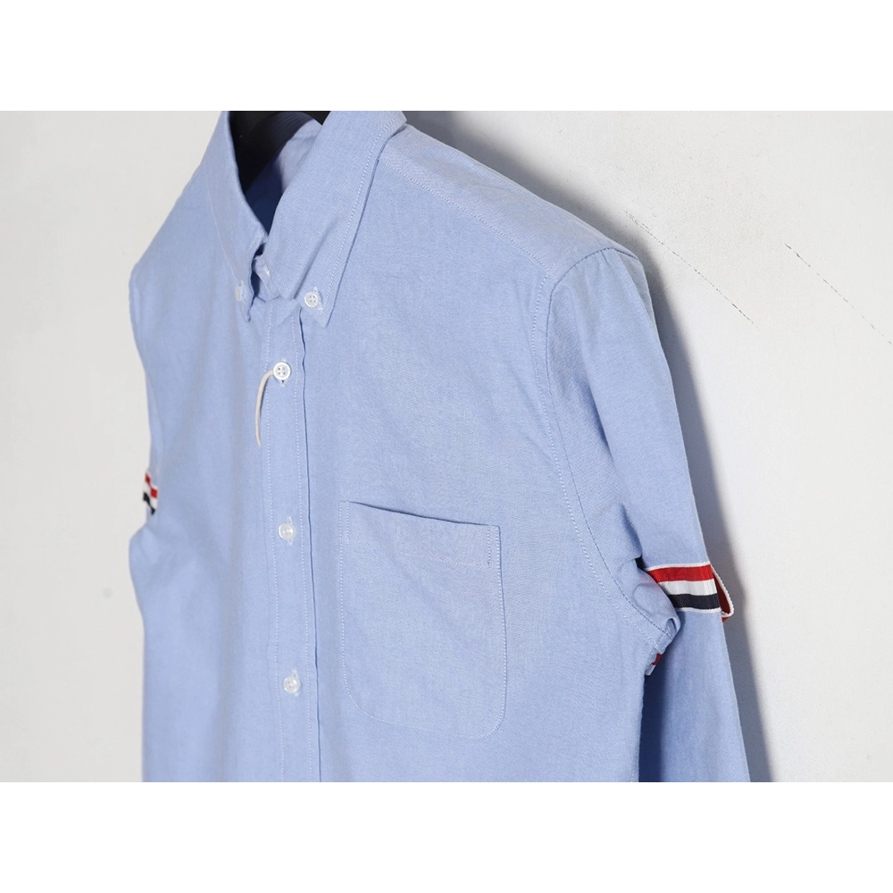 Thom Browne Double Sleeve Logo Shirt TSK1,Thom Browne