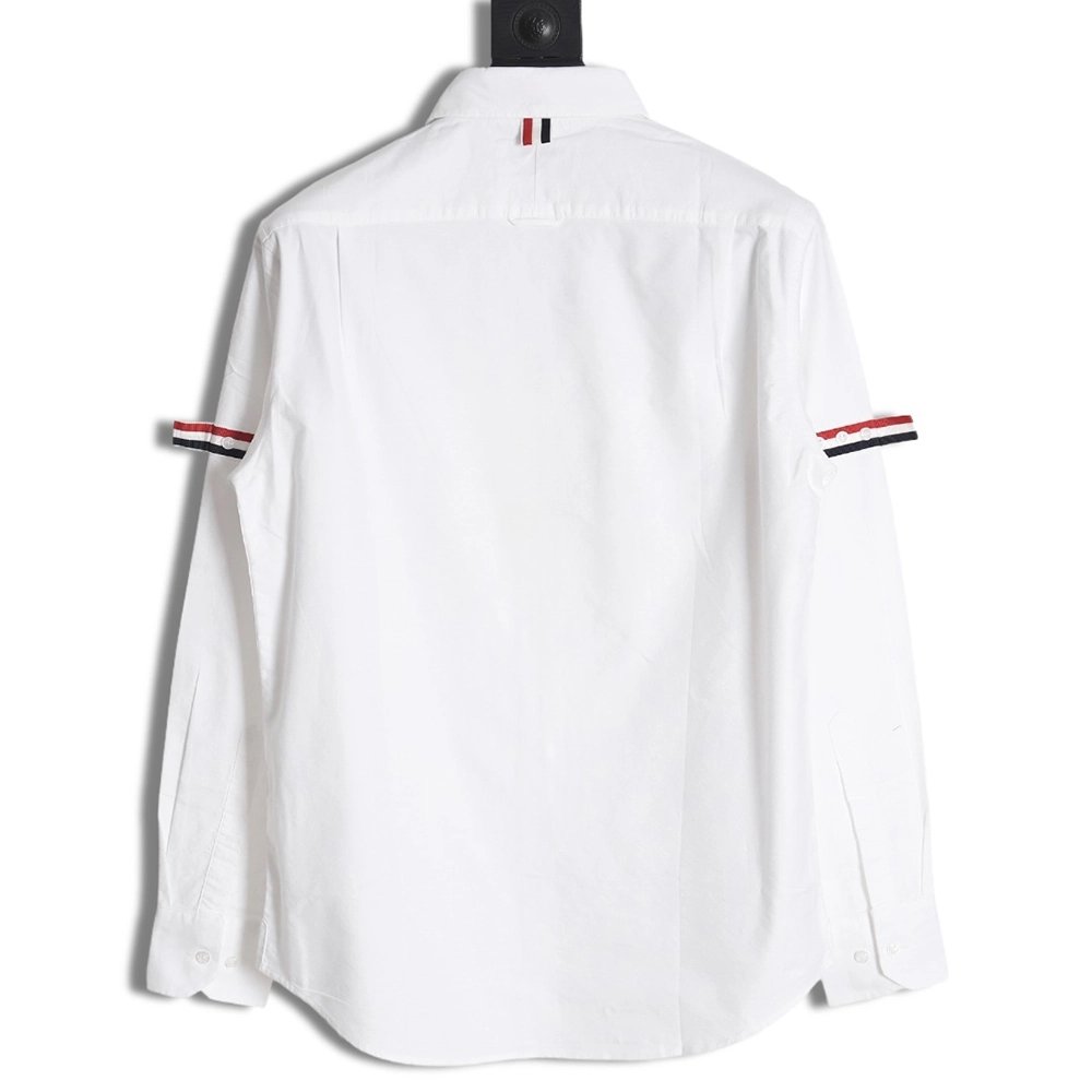 Thom Browne Double Sleeve Logo Shirt,Thom Browne