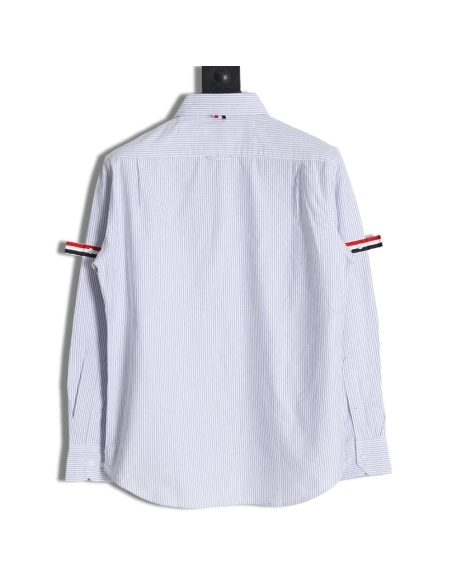 Thom Browne Oxford Classic Cuff Stripe Long Sleeve Shirt,Thom Browne