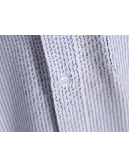 Thom Browne Oxford Classic Cuff Stripe Long Sleeve Shirt,Thom Browne