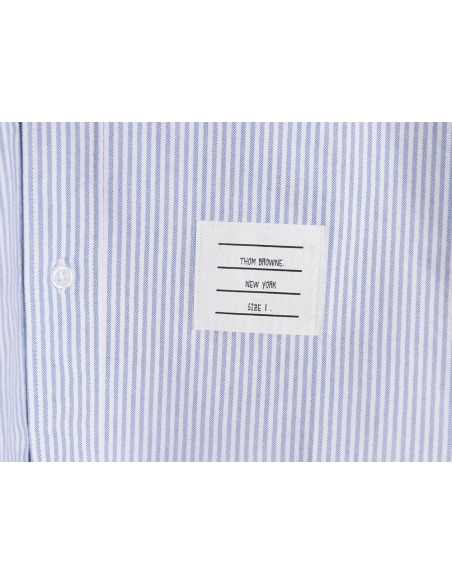 Thom Browne Oxford Classic Cuff Stripe Long Sleeve Shirt,Thom Browne