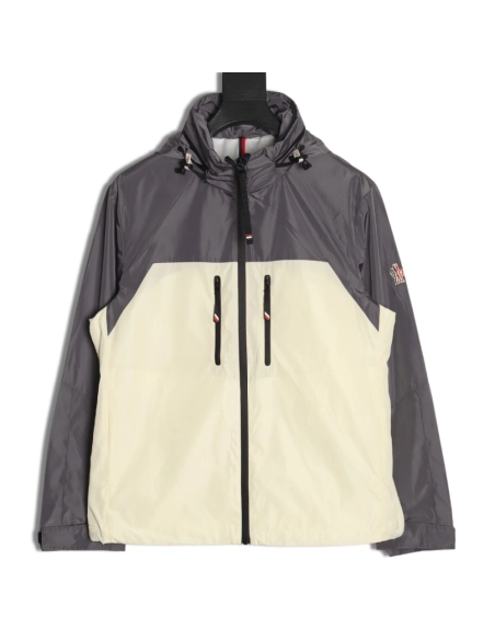 Moncler top-bottom patchwork lightweight jacket,Moncler