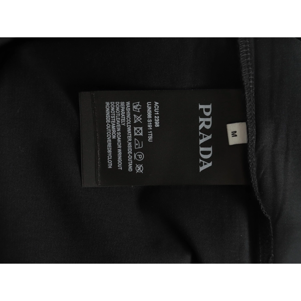 Prada hand-painted badge 3D embroidery short sleeves TSK1,Prada