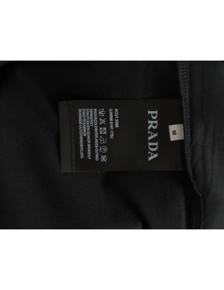 Prada hand-painted badge 3D embroidery short sleeves TSK1,Prada