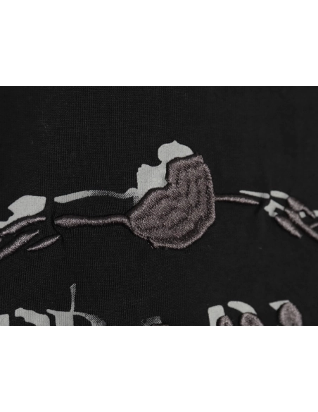 Prada hand-painted badge 3D embroidery short sleeves TSK1,Prada