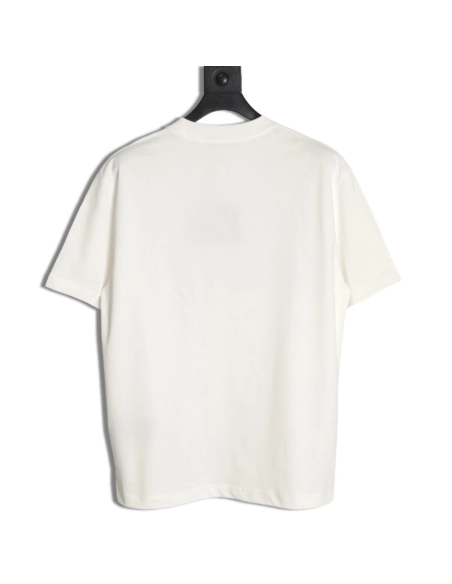 Prada hand-painted badge 3D embroidery short sleeves,Prada