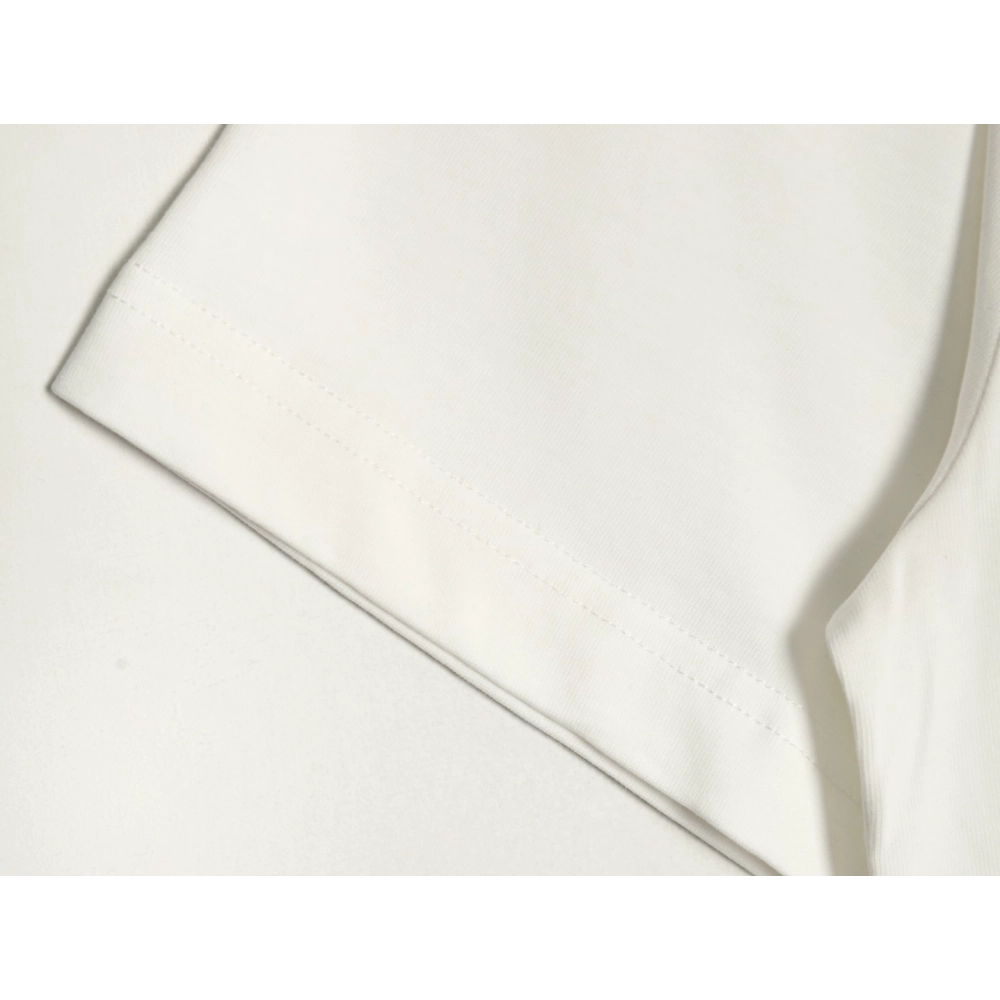 Prada hand-painted badge 3D embroidery short sleeves,Prada